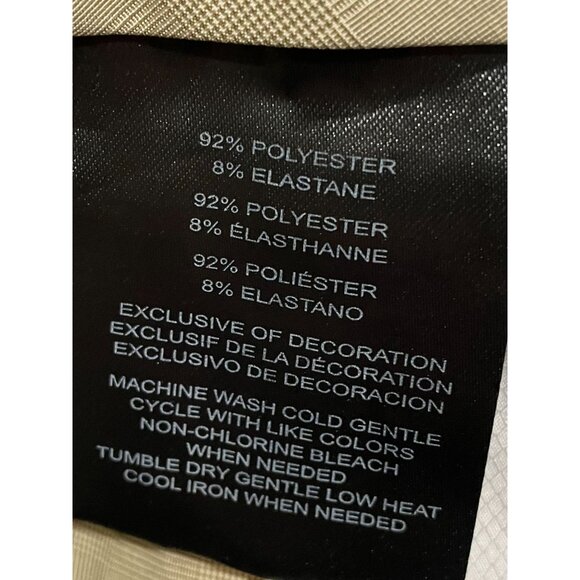 Hang Ten Mens Beige Plaid Shorts With Pocket Detail Size 38 - Picture 9 of 14